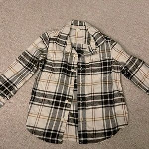 Baby Gap Flannel Button Down Shirt, Size 4 Toddler